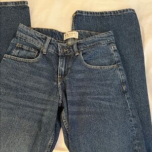 Motel Rocks Blue Straight Leg Jeans